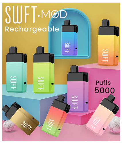 Swft MOD 5% Rechargeable Disposable 