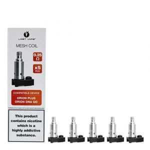 Lost Vape ORION PLUS Replacement Coils - 5 Pack-0.5 ohm Regular