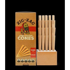 ZigZag Unbleached Cones