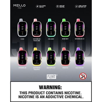 Float MELLO PRO 5% Disposable Device - 50000 Puffs